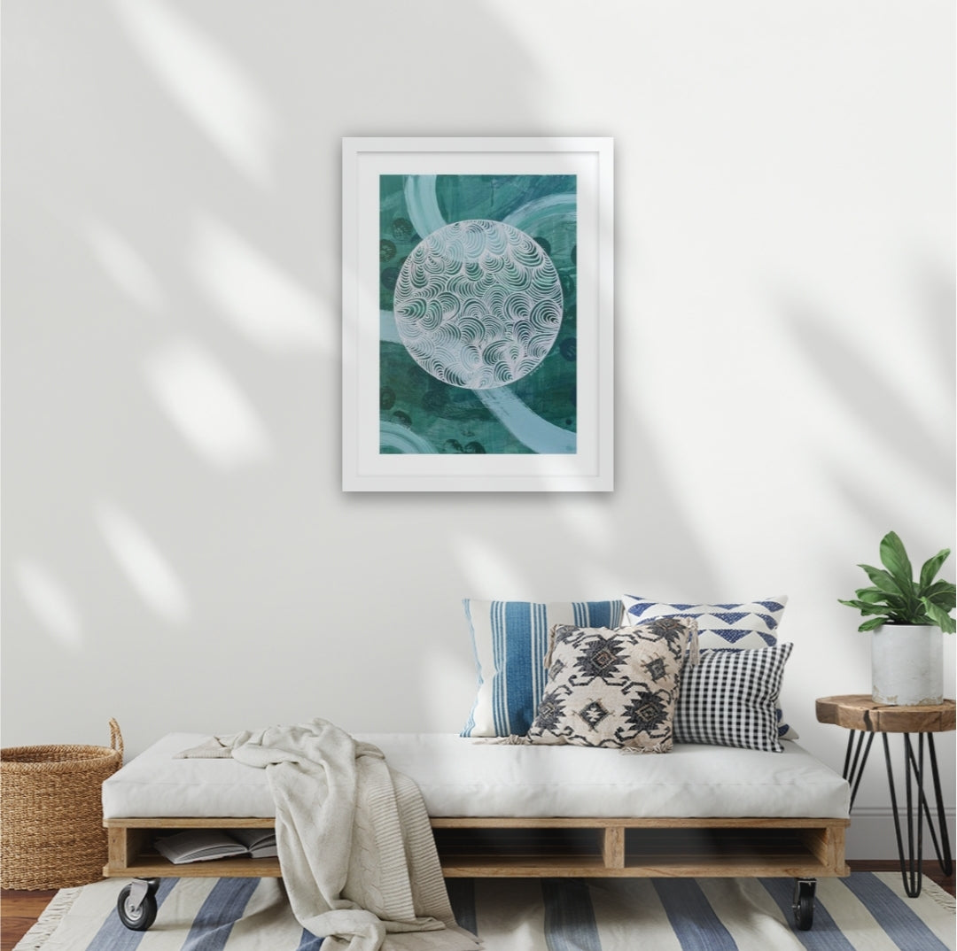 "Beauty in the Chaos" Framed Print