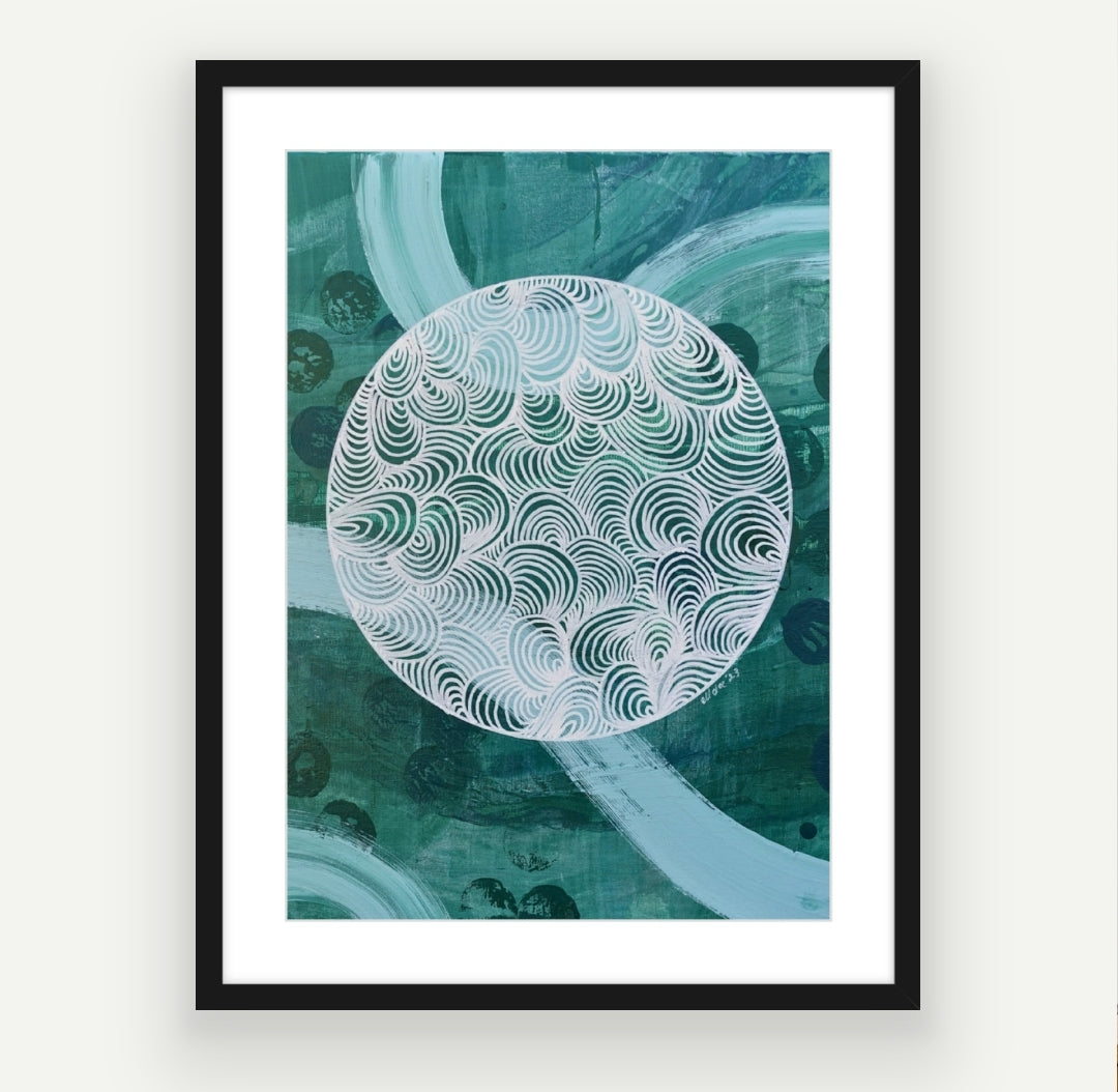 "Beauty in the Chaos" Framed Print