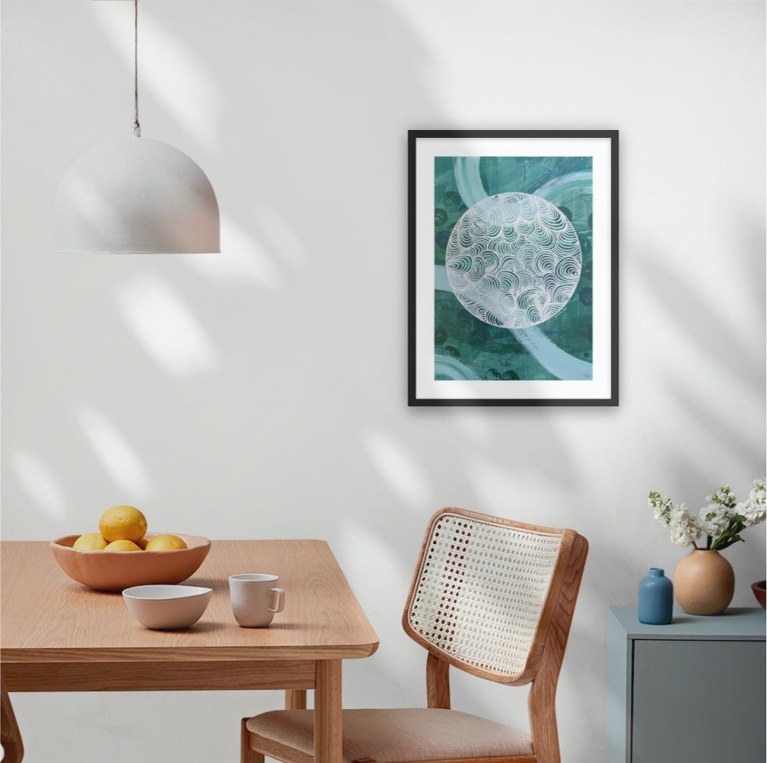 "Beauty in the Chaos" Framed Print